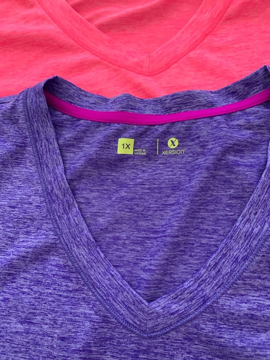 Xersion V-Neck Short Sleeve Shirts -  Set of 3 - Picture 3 of 14